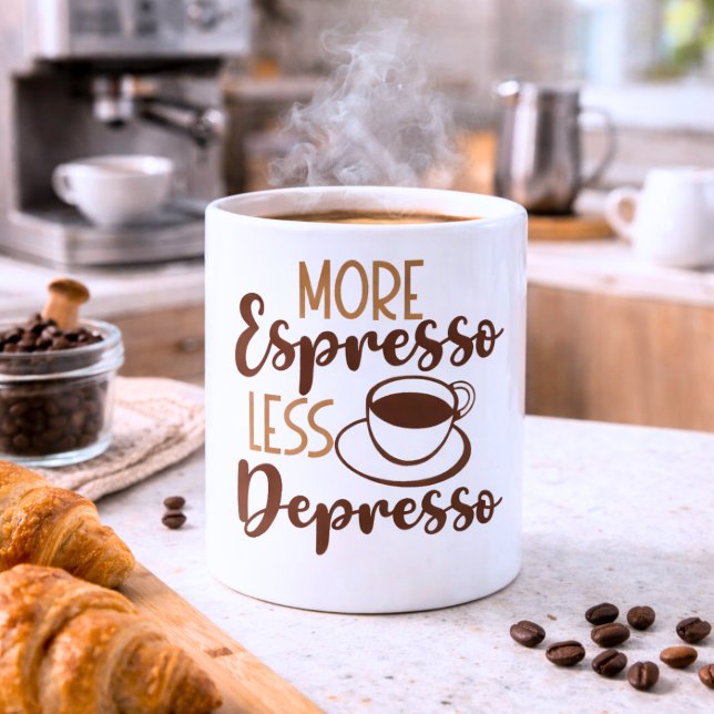 Caneca De Café Humor de Café Moderno  (Criador carregado)