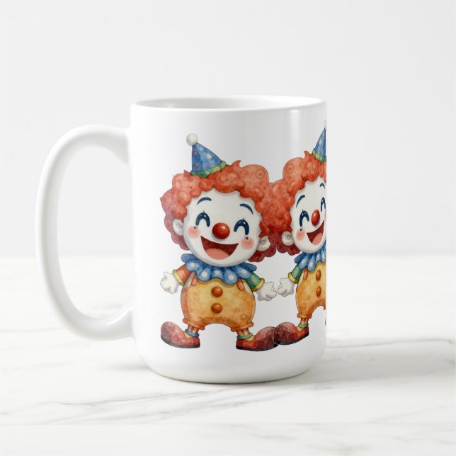 Caneca De Café Humor de Circo de Palhaço (Esquerda)