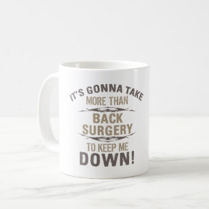 Caneca De Café Humor de Cirurgia Traseira