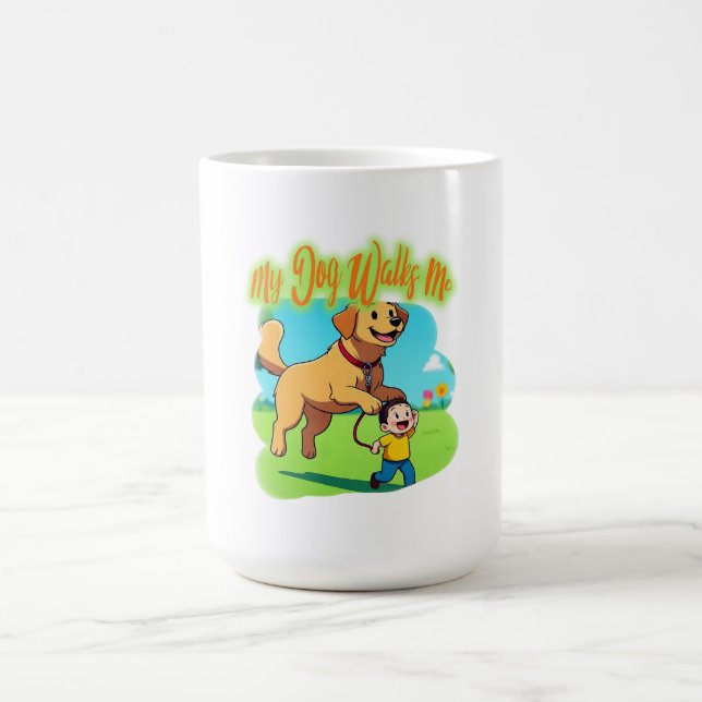 Caneca De Café humor de design bonito  (Centro)
