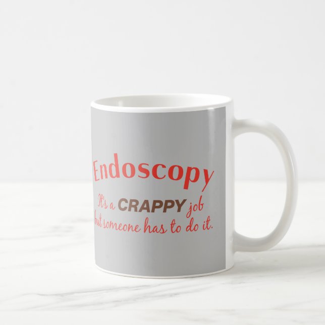 Caneca De Café Humor de Endoscopia (Direita)