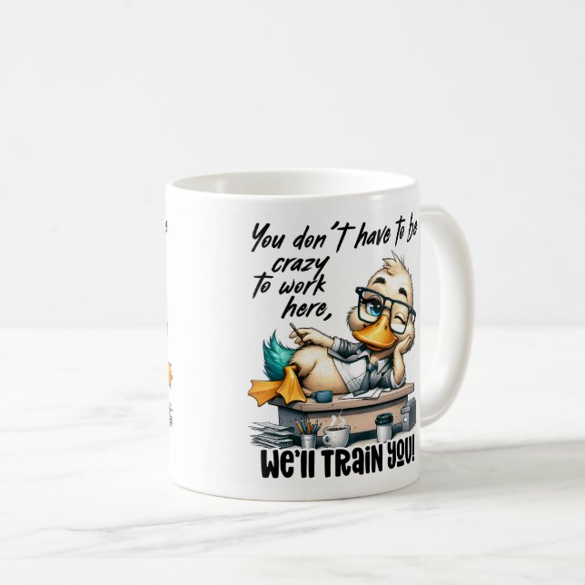 Caneca De Café Humor de Escritório (Frente Esquerda)