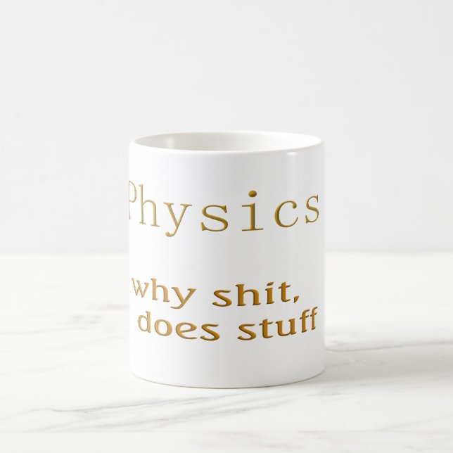 Caneca De Café humor de física (Centro)