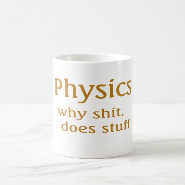 Caneca De Café humor de física (Centro)