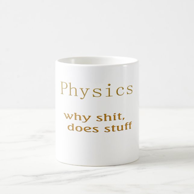 Caneca De Café humor de física (Centro)