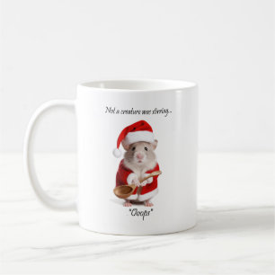 Caneca De Café Humor de Natal Não era uma criatura que mexia com 