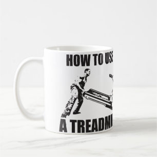 Caneca De Café Humor De Preparação - Como Usar Uma Esteira