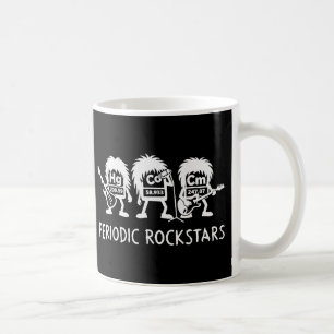 Caneca De Café Humor de Química de Rockstars Periódicos