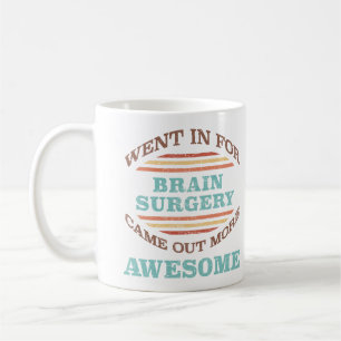 Caneca De Café Humor de Recuperação de Cirurgia Cerebral