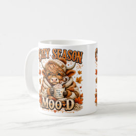 Caneca De Café Humor de Temporada Aconchegante Vaca das Terras Al