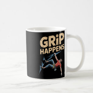 Caneca De Café Humor Divertido de Escalada em Blocos Apreensão Ac