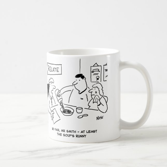 Caneca De Café Humor do Serviço de Orientação de casamentos (Direita)