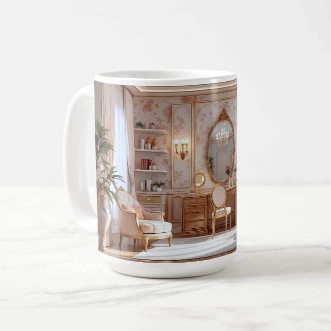 Caneca De Café Humor Elegante e Atemporal (Frente Esquerda)