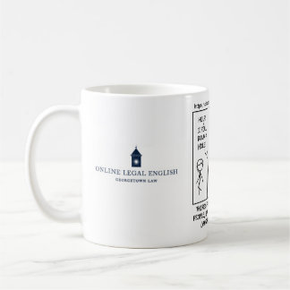 Caneca De Café humor linguista xkcd - Georgetown OLE