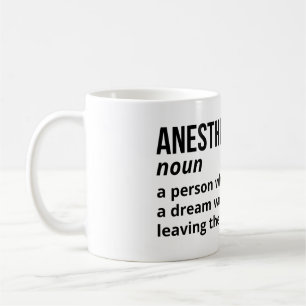 Caneca De Café Humor Médico - Mug de Definição Anestesiologista