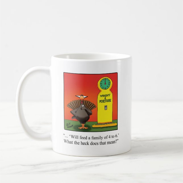 Caneca De Café Humor Mug de Ação de Graças (Esquerda)