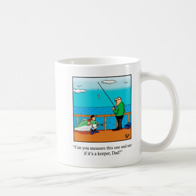 Caneca De Café Humor Mug do pescador (Direita)