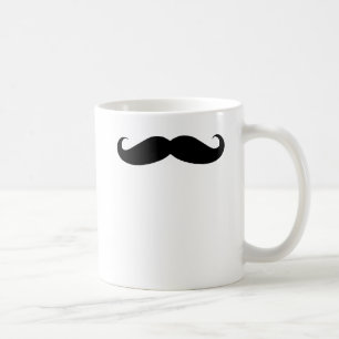 Caneca De Café Humor preto do Moustache para pais