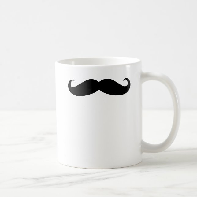 Caneca De Café Humor preto do Moustache para pais (Direita)