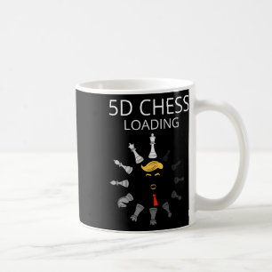 Caneca De Café Humor Trump 5d Xadrez Carregando Sarcástico Políti