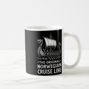Caneca De Café Humor Viking Original da Linha de Cruzeiro Noruegu