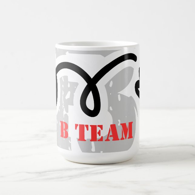 Caneca de café humorística de badminton com piada  (Centro)