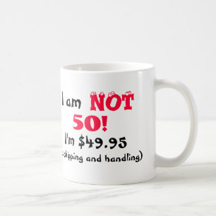 Caneca De Café Humorous 50º aniversário Mug