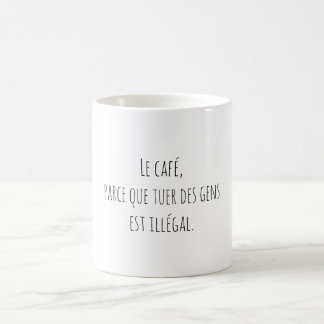 Caneca De Café Humour Café Gens Citation Drôle Français