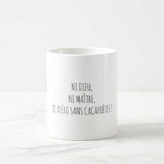Caneca De Café Humour Dieu Maître Apéro Citation Drôle Français