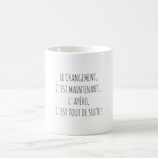 Caneca De Café Humour Politique Apéro Citation Drôle Français