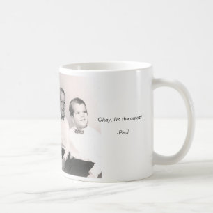 Caneca De Café Humphrey, cerca de 1964, aprovado, eu sou o mais