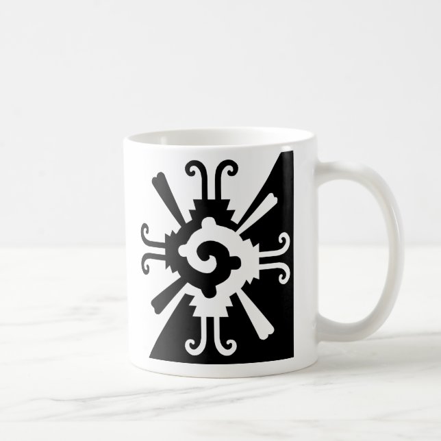 Caneca De Café Hunab Ku-Black e White (Direita)