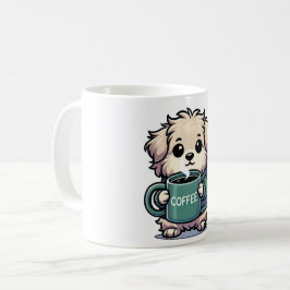 Caneca De Café Hund mit Kaffeetasse