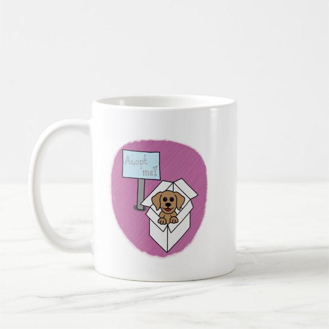 Caneca De Café Hund sucht Zuhause (Esquerda)