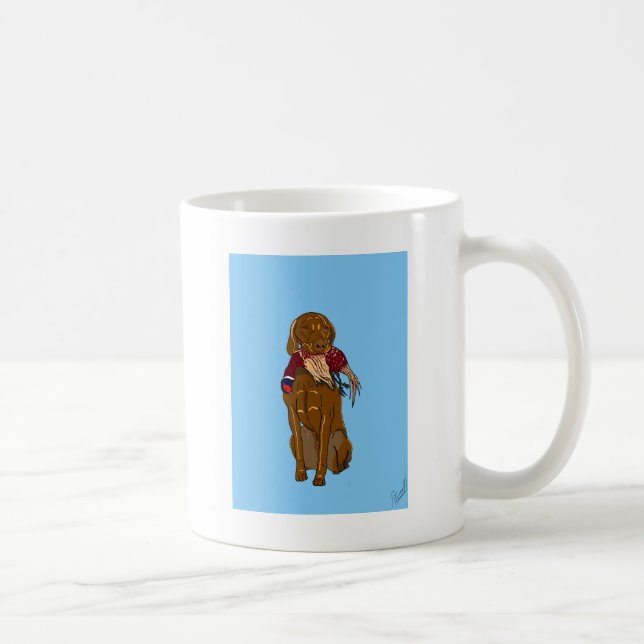 Caneca De Café Hungarian Vizsla (Direita)