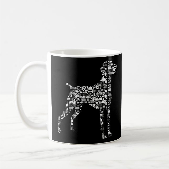 Caneca De Café Húngaro Vizsla Dog Lover (Esquerda)