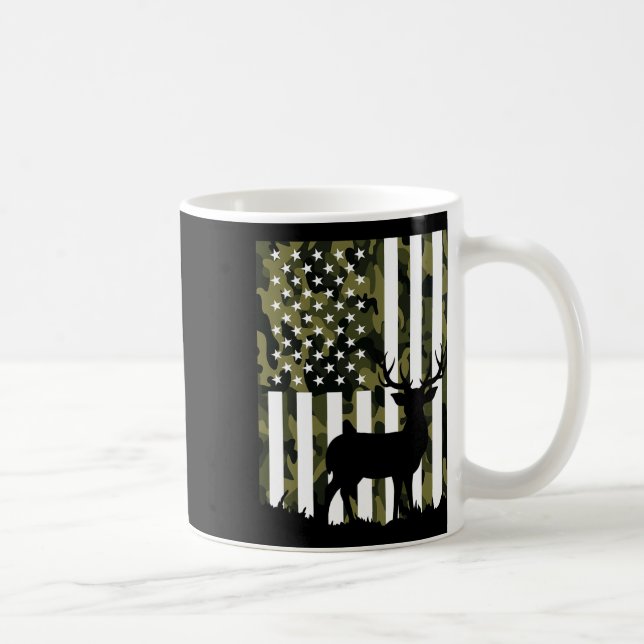 Caneca De Café Hunter Camouflage caçando Hunt Buck Elk American (Direita)