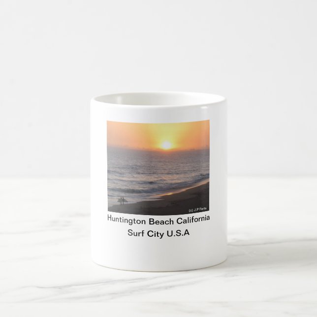 Caneca De Café Huntington Beach "Cidade Surf" (Centro)
