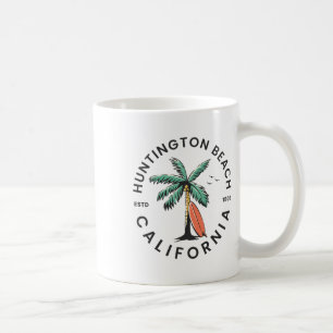 Caneca De Café Huntington Califórnia Praia Surf Vacanças de Verão