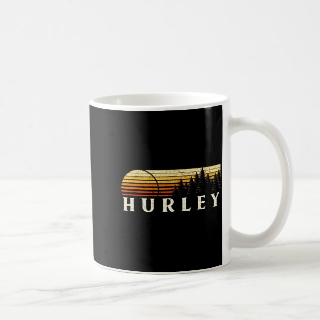 Caneca De Café Hurley, Ky Vintage Sunset Retro  (Direita)