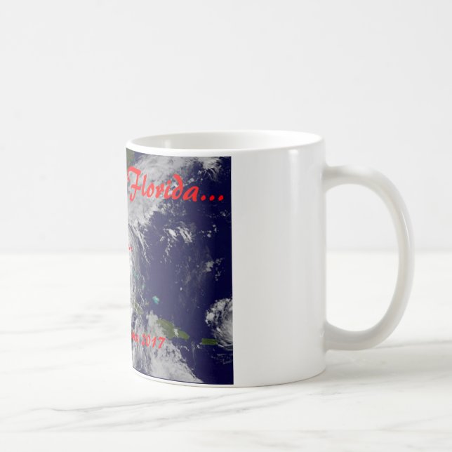 Caneca De Café Hurrican Irma 2017 (Direita)