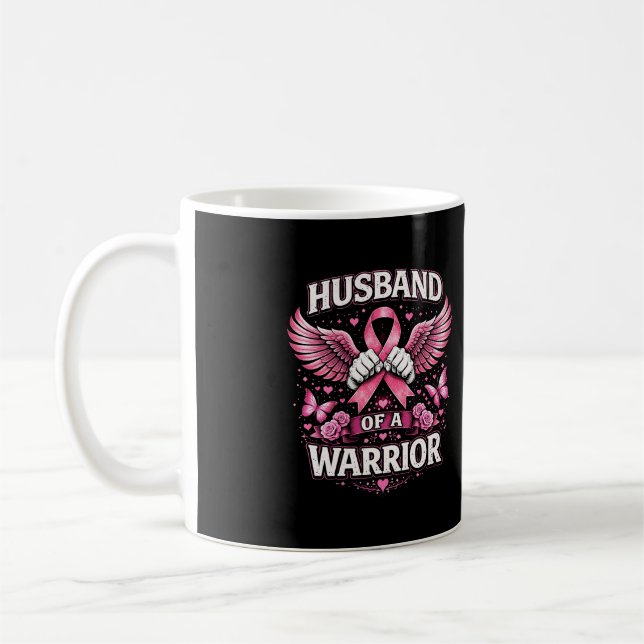 Caneca De Café Husband of a Warrior (Esquerda)
