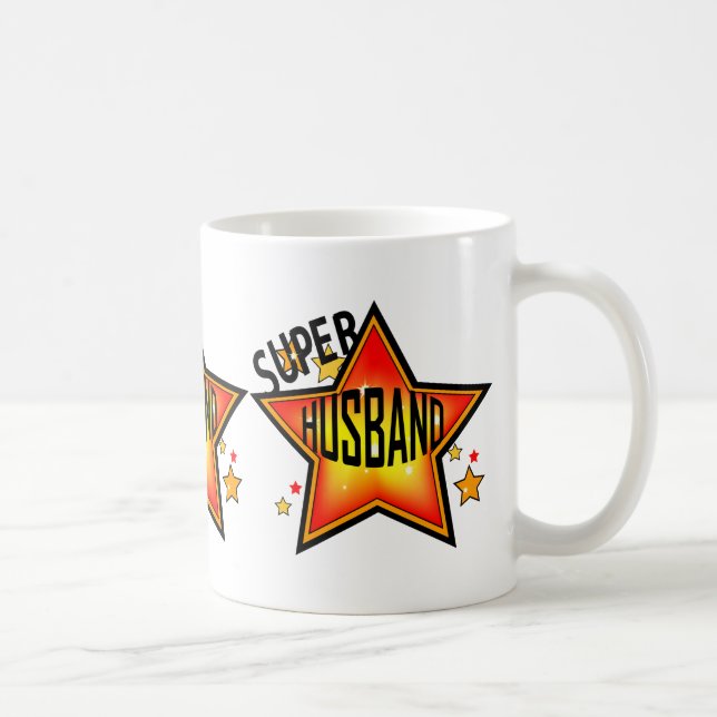 Caneca De Café Husband Super Star Mug (Direita)
