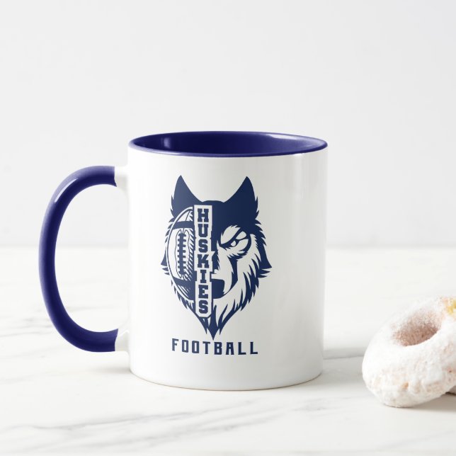 Caneca de café Huskies (Com Donut)
