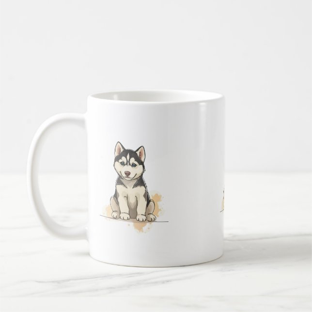 Caneca De Café husky (Esquerda)