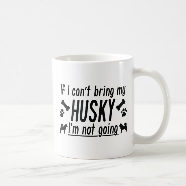 Caneca De Café Husky (Direita)