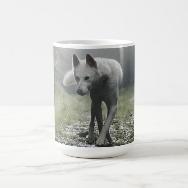 Caneca De Café Husky Siberiano Branco (Centro)