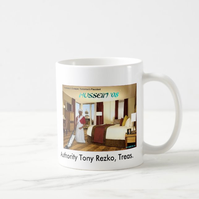 Caneca De Café HUSSEIN "08 - personalizado - personalizados (Direita)