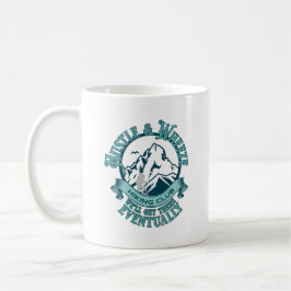 Caneca De Café Hustle & Wheeze Hiking Club 