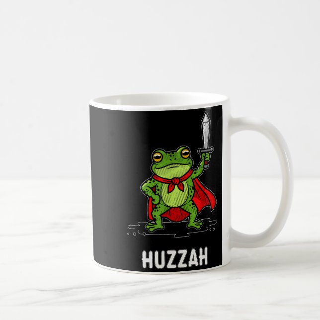 Caneca De Café Huzzah Frog  (Direita)